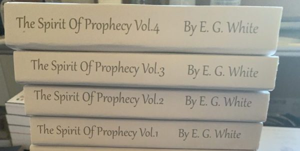 The Spirit of Prophecy. The Great Controversy.  Between Christ
and His Angels and Satan His angels. Vol. 1. - Vol. 4. By: Ellen G. White. 1870.
Edition.